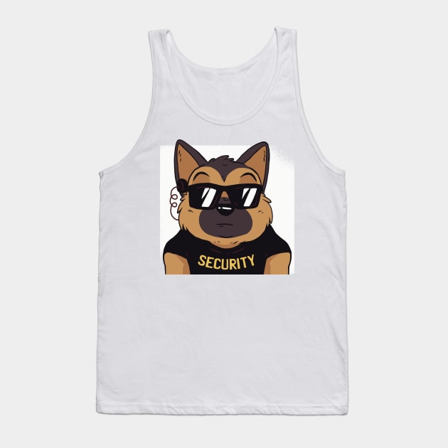 German Sheperd Security Tank Top by TheRealestDesigns